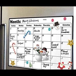 Magnetic Dry Erase Calender